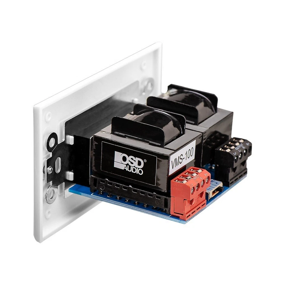 OSD 300W In-Wall Slider Volume Control w/ Impedance Matching, White VMS300 - Image 4 of 4