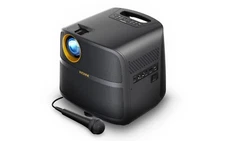 ION Projector Max - BATTERY/AC POWERED 1080P HD, BT (Open Box, New Condition)