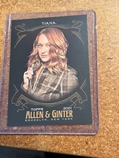 2021 Topps Baseball Allen & Ginter X Black Card # 229 Sarah Tiana