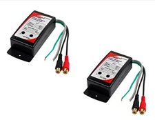 Hi to Low Line Output Converter w/ Gain Control RCA Adapter 2 Pack Deal De-noise