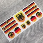 German Germany Flag domed sticker decal emblems car tuning
