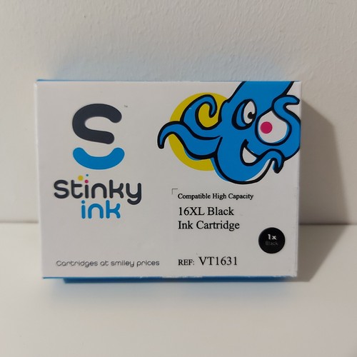 Black 16XL Ink Cartridges Epson wf-2630 wf2510 wf2660 wf-2530 wf-2750 - Picture 2 of 4