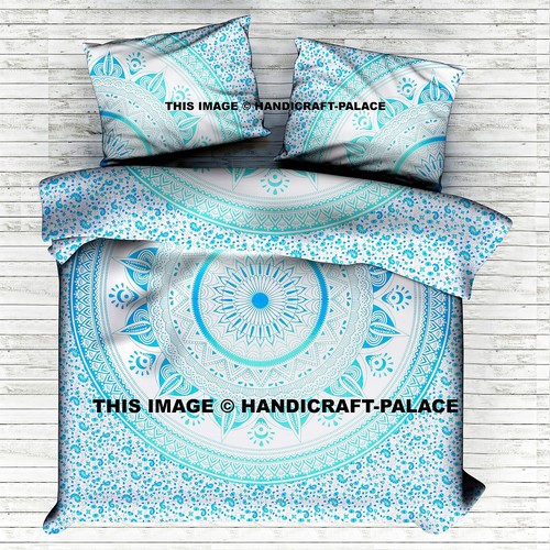 Hippie Ombre Mandala Tissu Murale Grand Tapisserie Rose Et Blanc