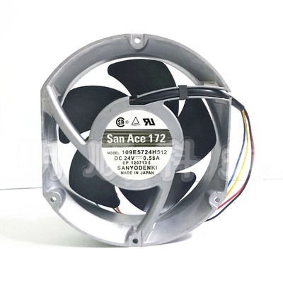 1PC   109E5724H512 17251 24V 0.58A 4-wire aluminum frame      #W1