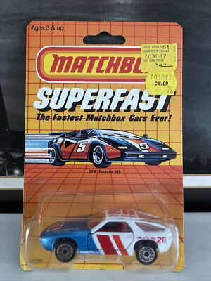 Vintage Matchbox Superfast Porsche 928 Valvoline #28 Gale Jenkins
