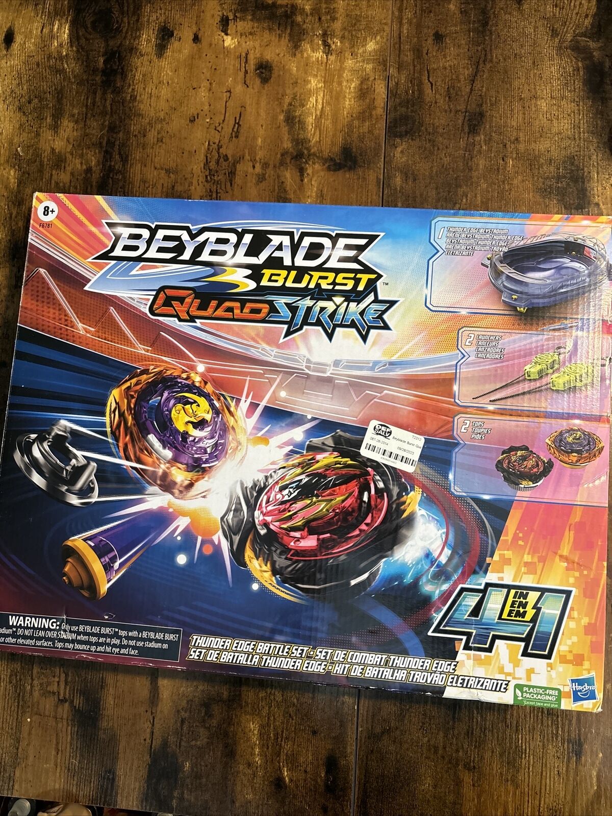 Hasbro Beyblade Burst Quadstrike Thunder Edge Battle Set