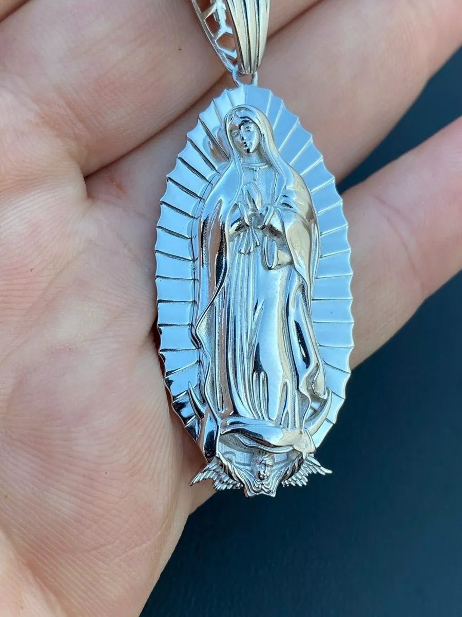 Sterling silver hotsell virgin mary necklace