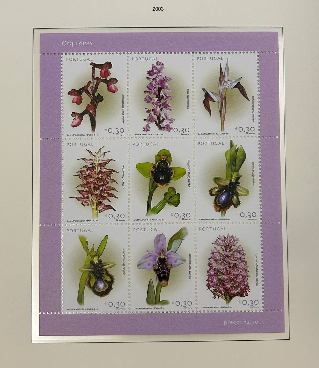 Portugal 2003 2 mini-sheets of stamps Mi#2659-76 MNH CV=16$