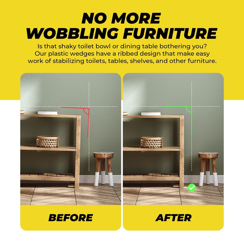 Nylon Plastic Shims for Leveling Clear Plastic Wedges for Home