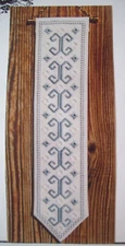 Hardanger bell pull pattern