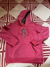 Sudadera con Capucha Rosa Marrón Roble Mossy Camuflada Pullover Sudadera con Capucha Mujer Talla M Sudadera