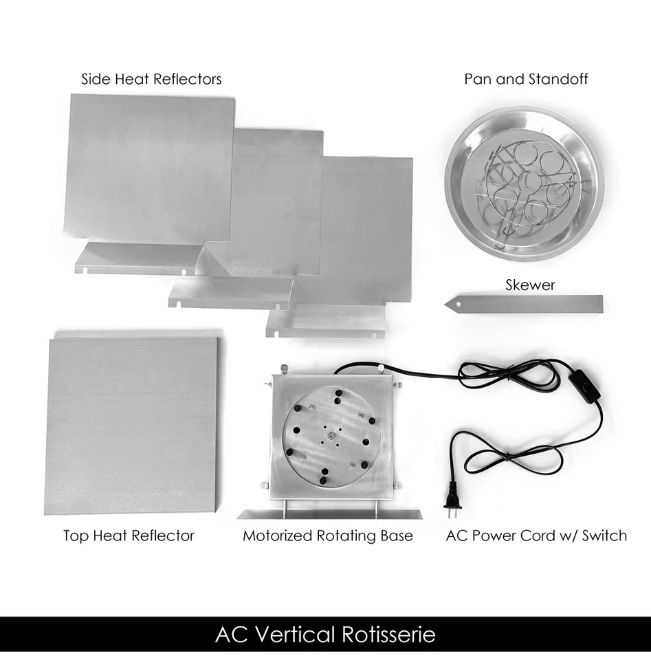 Outdoor Vertical Rotisserie for Gyros, Shawarma, Kababs, Al Pastor, Chicken  - Image 4 of 4