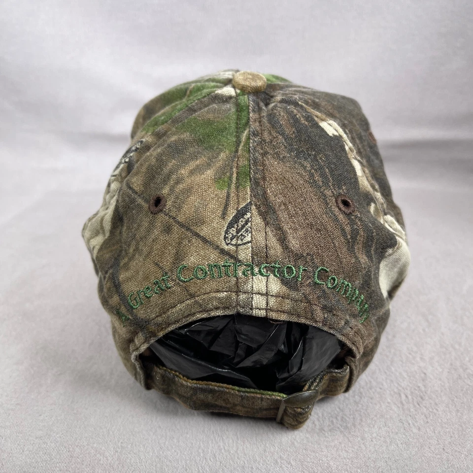 Boné Realtree Camuflado Masculino Tamanho Único Verde Strapback Caça Madeira Floresta - Imagem 3 de 4