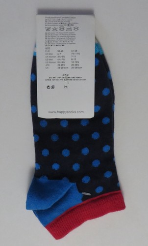 Happy Socks Athletic Happy Low Socks Women 36-40 Cotton 1 Pack - Picture 13 of 19