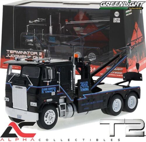 GREENLIGHT 86627 1:43 1984 FREIGHTLINER FLA 9664 TERMINATOR 2 JUDGEMENT - Picture 1 of 1