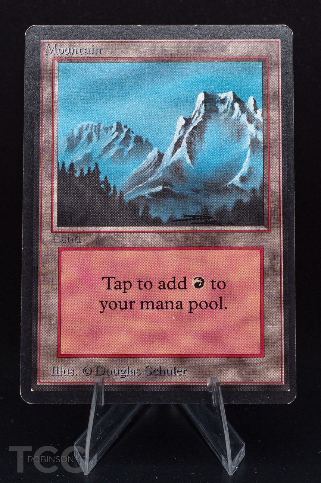 Mountain (B) - 1993 Magic the Gathering - Limited Edition Beta Edition Regular