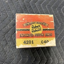 Nos Mcquay-norris Rebore Rebuild Expander Piston Rings 4201 .040