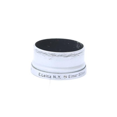 Leica Fookh Elmer 35/50Mm F3.5 Hood E.Leitz N.Y. 50Mm Ation Silver Chrome