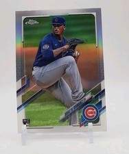 2021 Topps Chrome Brailyn Marquez #26 Rookie Silver Refractor Chicago Cubs