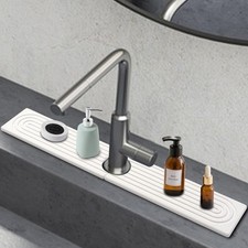 Stone Faucet Mat for Kitchen Sink - Super Absorbent Sink Protectors,24'' Diat...