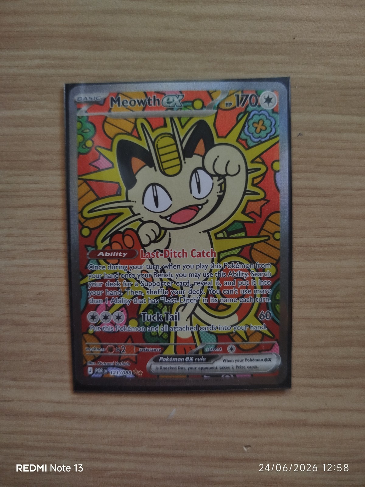 Meowth ex 2026 Mega Evolution: Perfect Order #121/88 Special