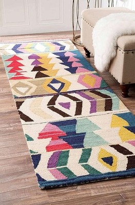 Hand Tufted Wool Design Carpet Color Multicolor Beautifull Living Room,Hall Rug