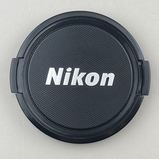Nikon 58mm Black / Silver Snap On Front Lens Cap Nikkor GENUINE OEM