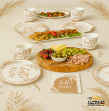     Hello Baby  Geschirr-Set zur Babyparty, G...