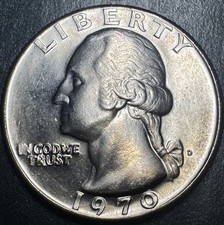 1970 d washington quarter Uncirculated MS 