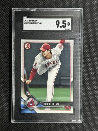 2018 Bowman SHOHEI OHTANI #49 Rookie Card Angels RC Graded SGC 9.5 MT+ !!!!