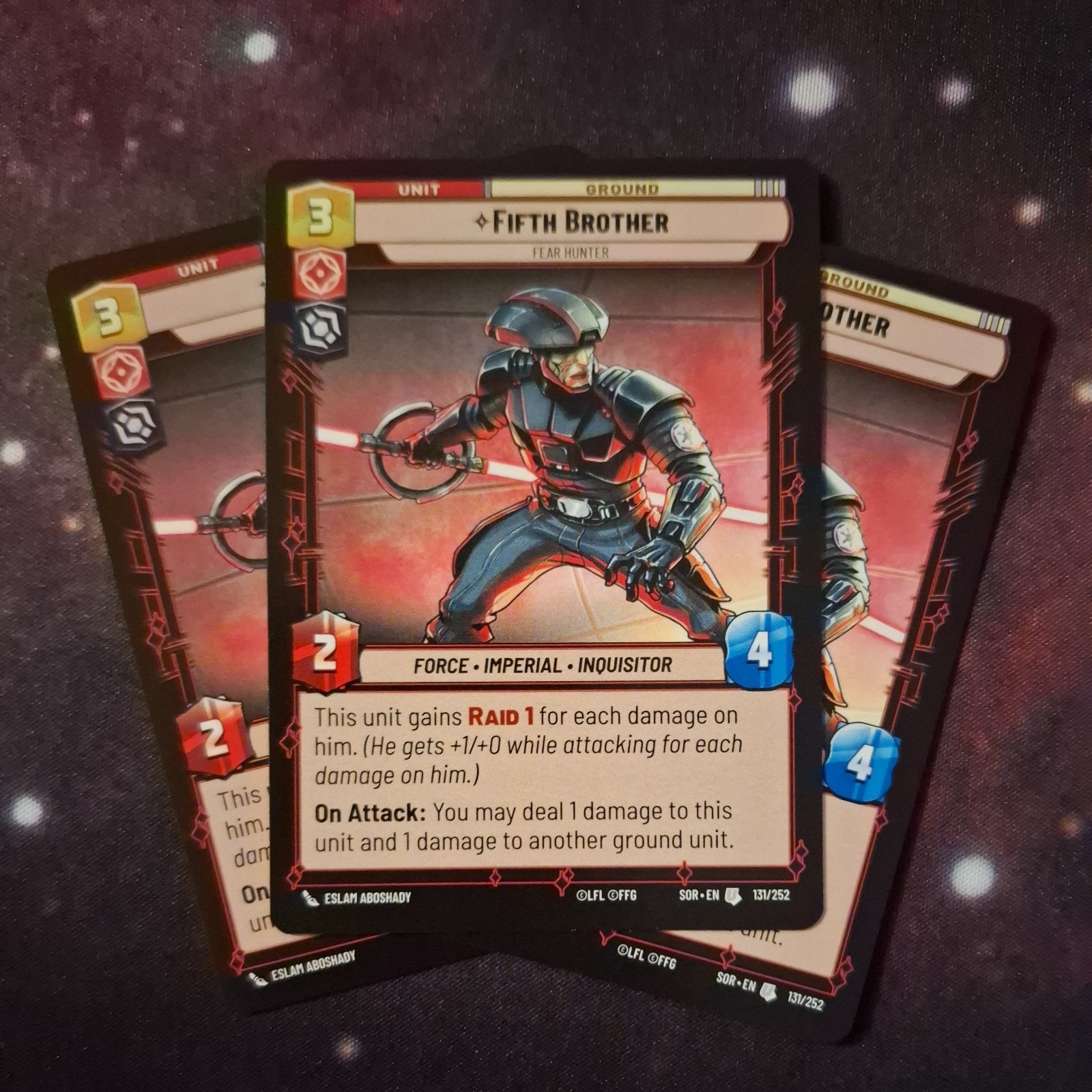 Star Wars Unlimited SWU Uncommon Fifth Brother playset