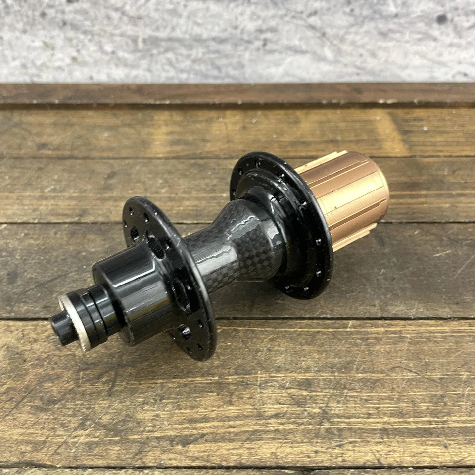 Buje trasero de fibra de carbono para bicicleta de carretera 130 mm 24 h QR Shimano SRAM HG freno de llanta de buje libre Foto 3 de 4