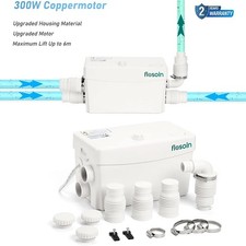 Hebeanlage Seite Schmutzwasser Fäkalien Kleinhebeanlage WC Waschtisch 300W 