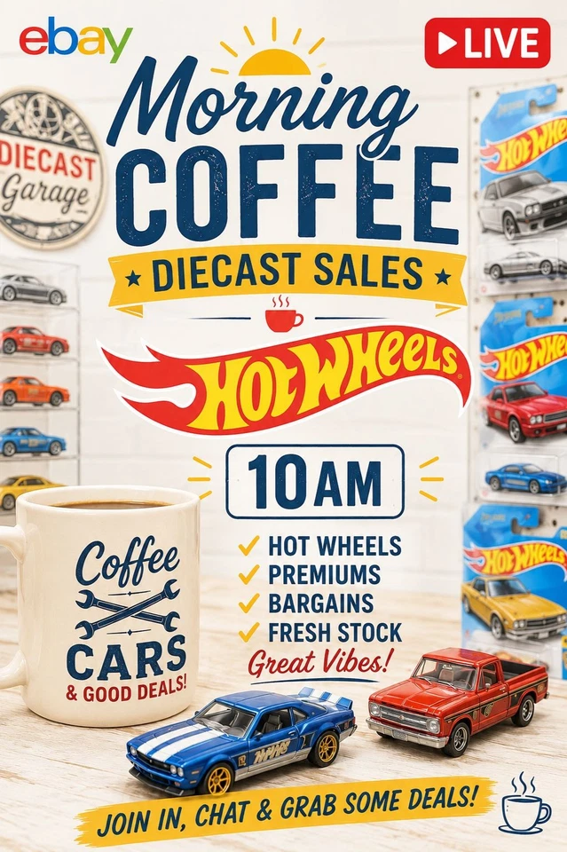 🚗 Hot Wheels Morning | Coffee, Cars & Bargains ☕