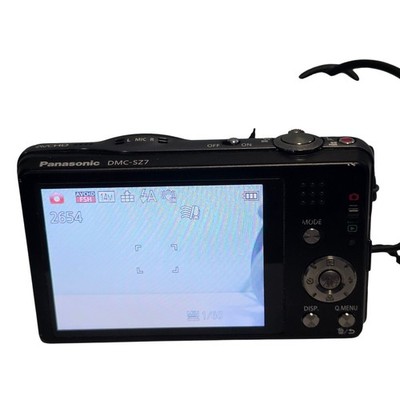 Panasonic LUMIX DMC-SZ7 14.1MP Digital Camera - Black for sale
