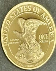 1849 LIBERTY HEAD DOUBLE EAGLE TRIAL COMMEM. COINS 24 K GOLD PLATED.#133