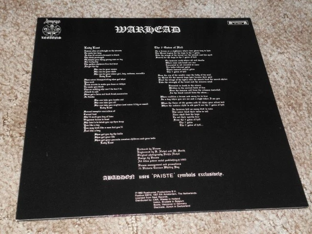 VENOM-originale very rare 4x12" + 1xLP - Bild 4 von 4