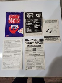 Game Genie For NES Nintendo Complete W/ Manual, Inserts, & Instruction Booklet