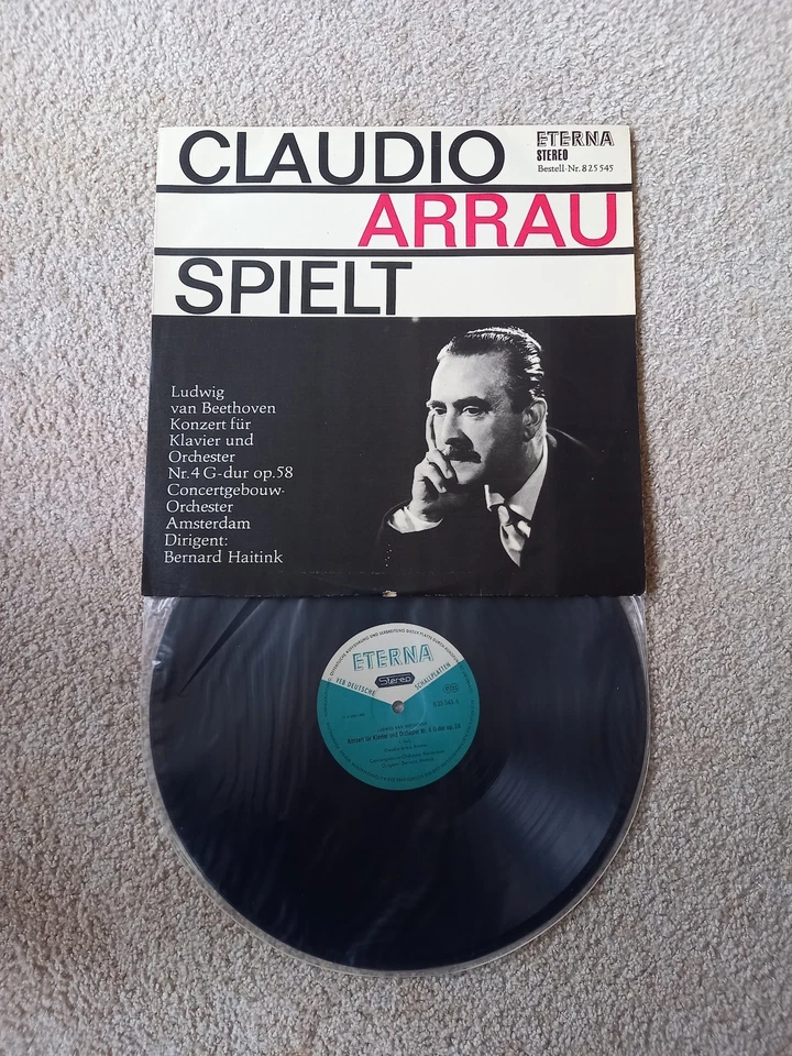 PETROL WHITE STEREO "CLAUDIO ARRAU ~ BEETHOVEN"/KLAVIERKONZERTE - SONATEN/LP'S  - Bild 2 von 4