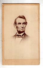 Abraham Lincoln Real Photo CDV Allen Boston 1860s?