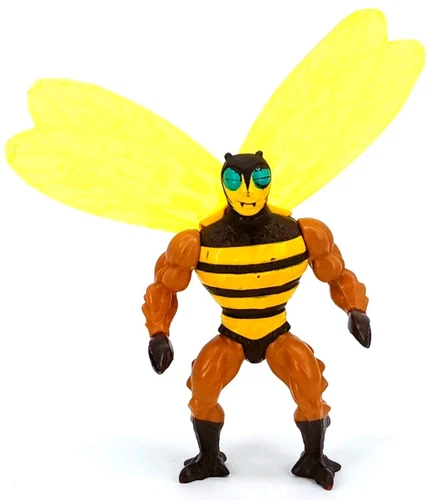 Vintage 1983 Mattel Buzz Off 6” Action Figure He-Man Masters of the Universe Bee