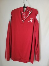 Colosseum Men's L University of Alabama Crimson Tide 1/4 Zip Pullover Activewear