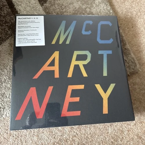 PAUL McCARTNEY I, II, III LIMITED EDITION ORIGINAL 3 x VINYL LP BRAND NEW SEALED