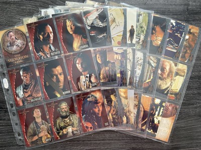 The Scorpion King Trading Card Complete Base Set (Inkworks, 2002)