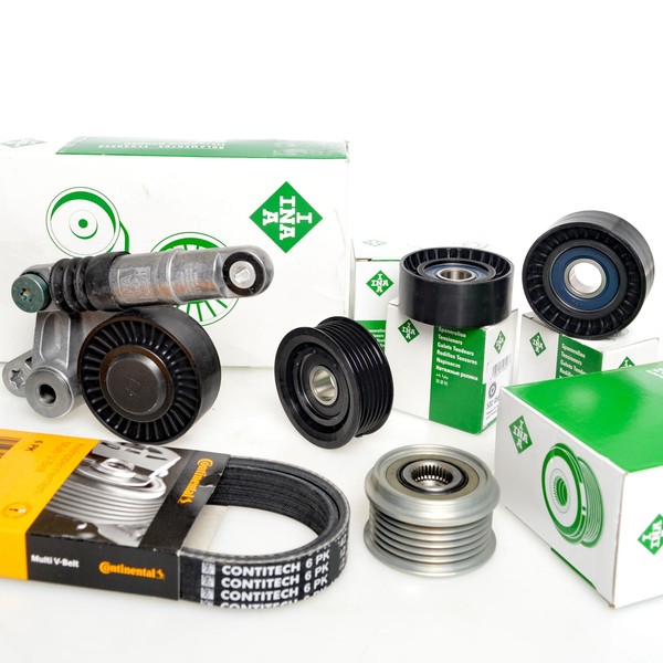 Continental Ctam 6PK2475 Keilrippenriemen-Satz + Freilauf FüR Audi Porsche VW-image