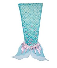 Mermaid Tail Blanket for Kids, Super Soft Plush Flannel Sleeping Snuggle Blanket