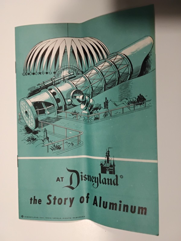 1955 The Story Of KAISER Aluminum At Disneyland Brochure "Works It's Wonders"