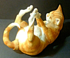 Country Artists A Breed Apart Large,2Kg.+,Ginger Tabby Cat Dibley Figurine.C2005