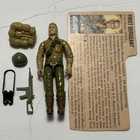 1984 Gi Joe Cobra 3.75" Duke v1 Figure First Sergeant Complete w/ Filecard