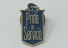 1960s Bell Systems AT&T Telephone Service Employee Pride In Service Pin
